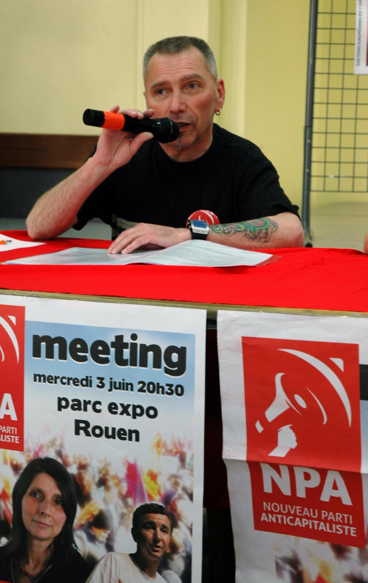 Réunion publique à Cherbourg