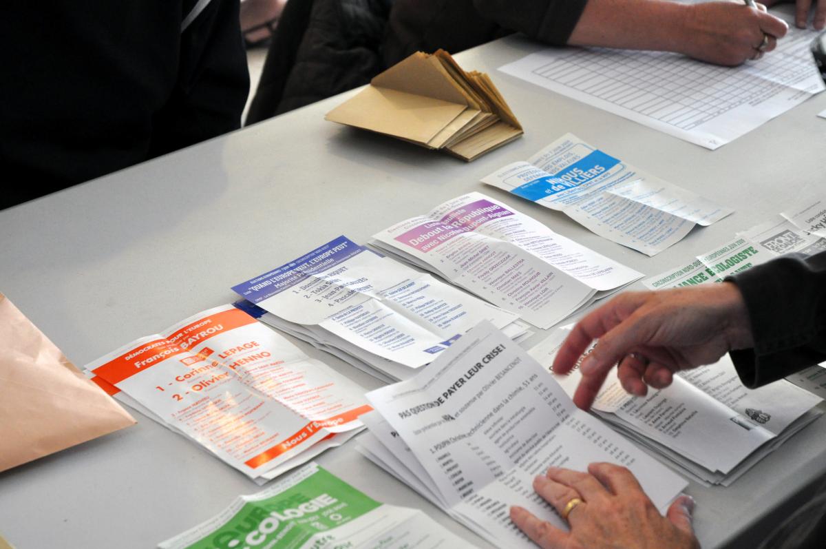 Dépouillement des bulletins de vote.