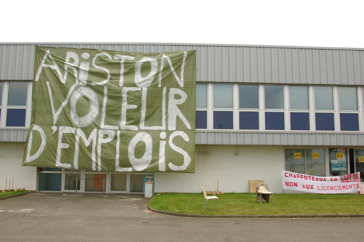 chaffoteaux occupé par les travailleurs