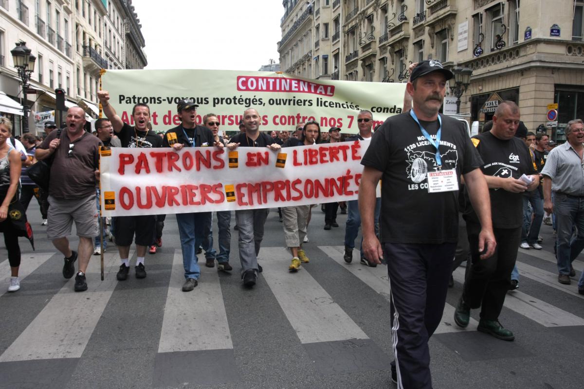 patrons en liberté, salariés emprisonnés