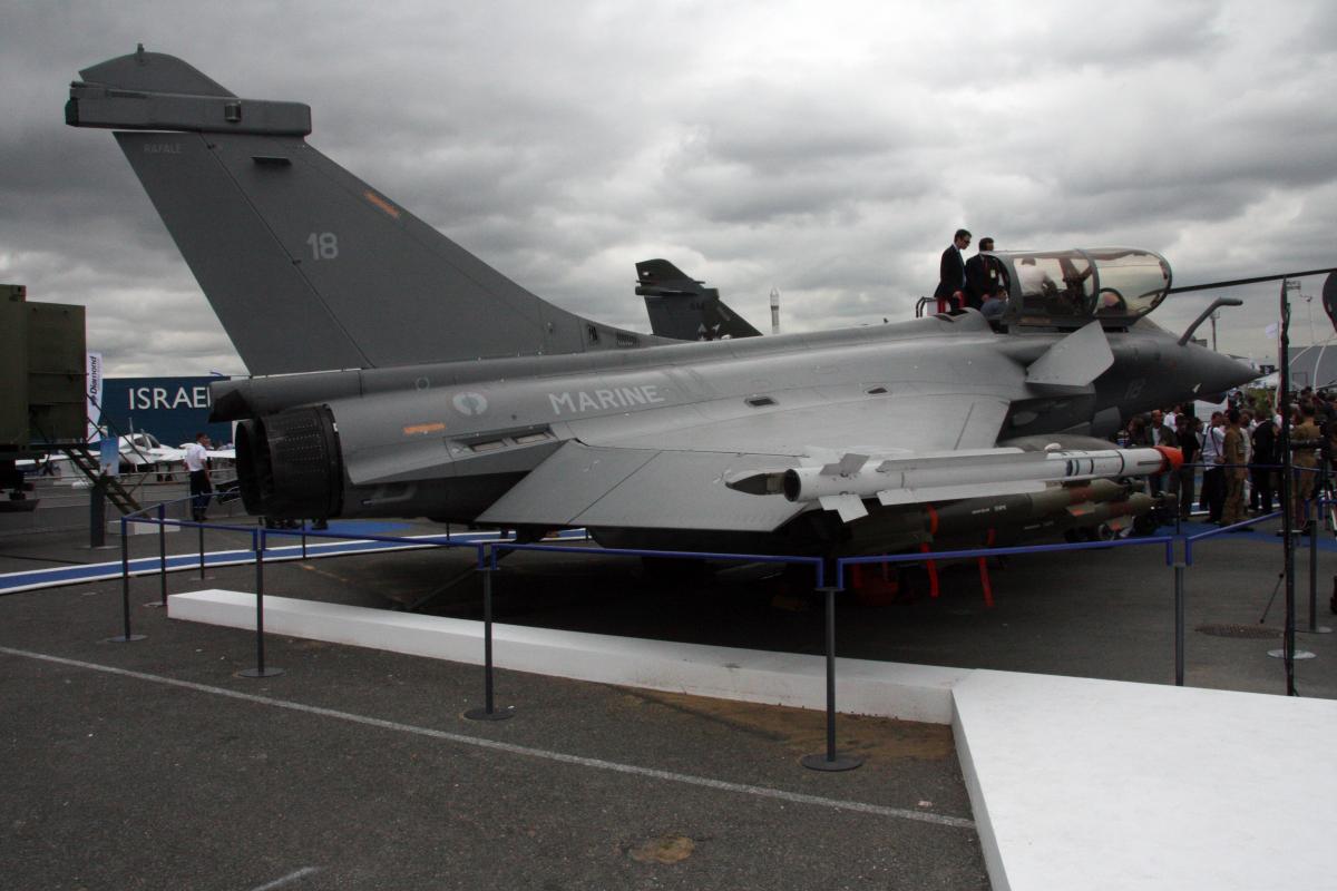 Avion de chasse Rafale version marine