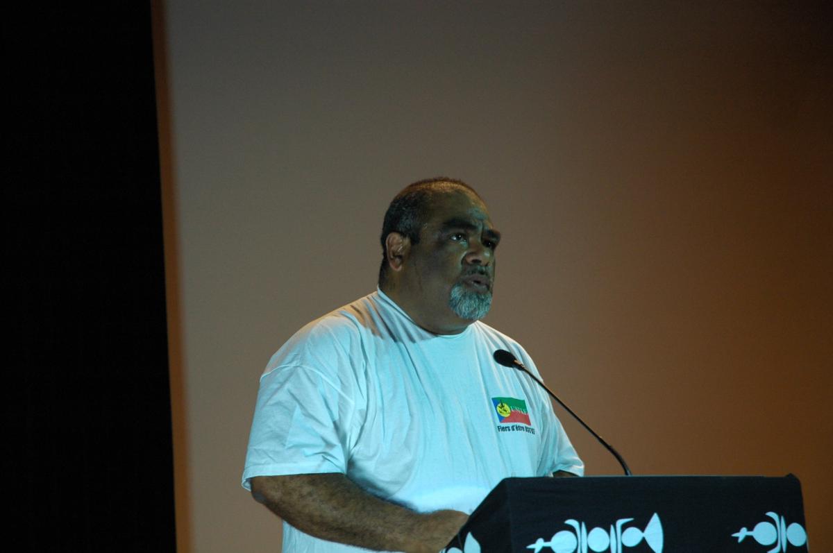 Alphonse PUJAPUJANE (vice- président de l'USTKE)