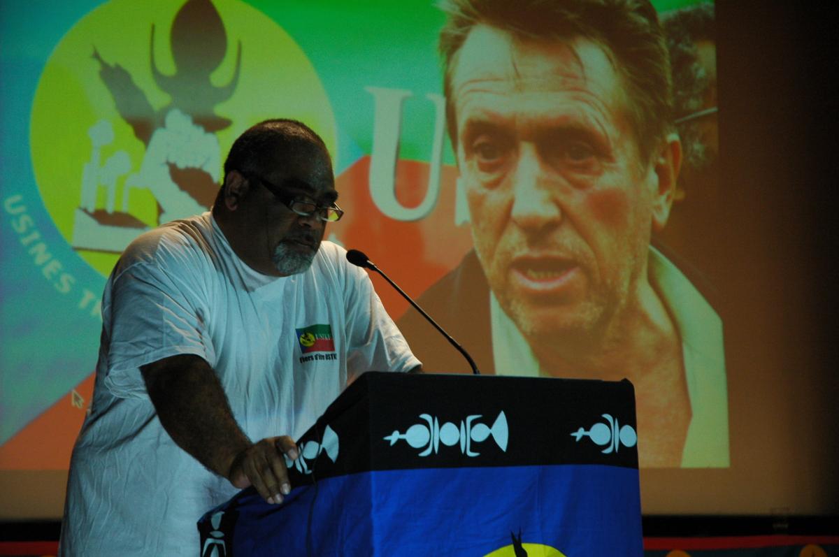 KANAKY Alphonse PUJAPUJANE (vice- président de l'USTKE)