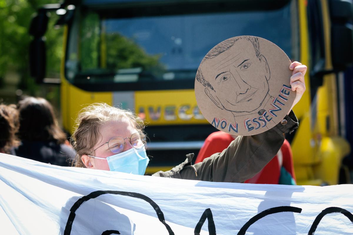FRANCE - SOCIAL - CULTURE - DEMONSTRATION AGAINST THE REFORM OF UNEMPLOYEMENT INSURANCE
