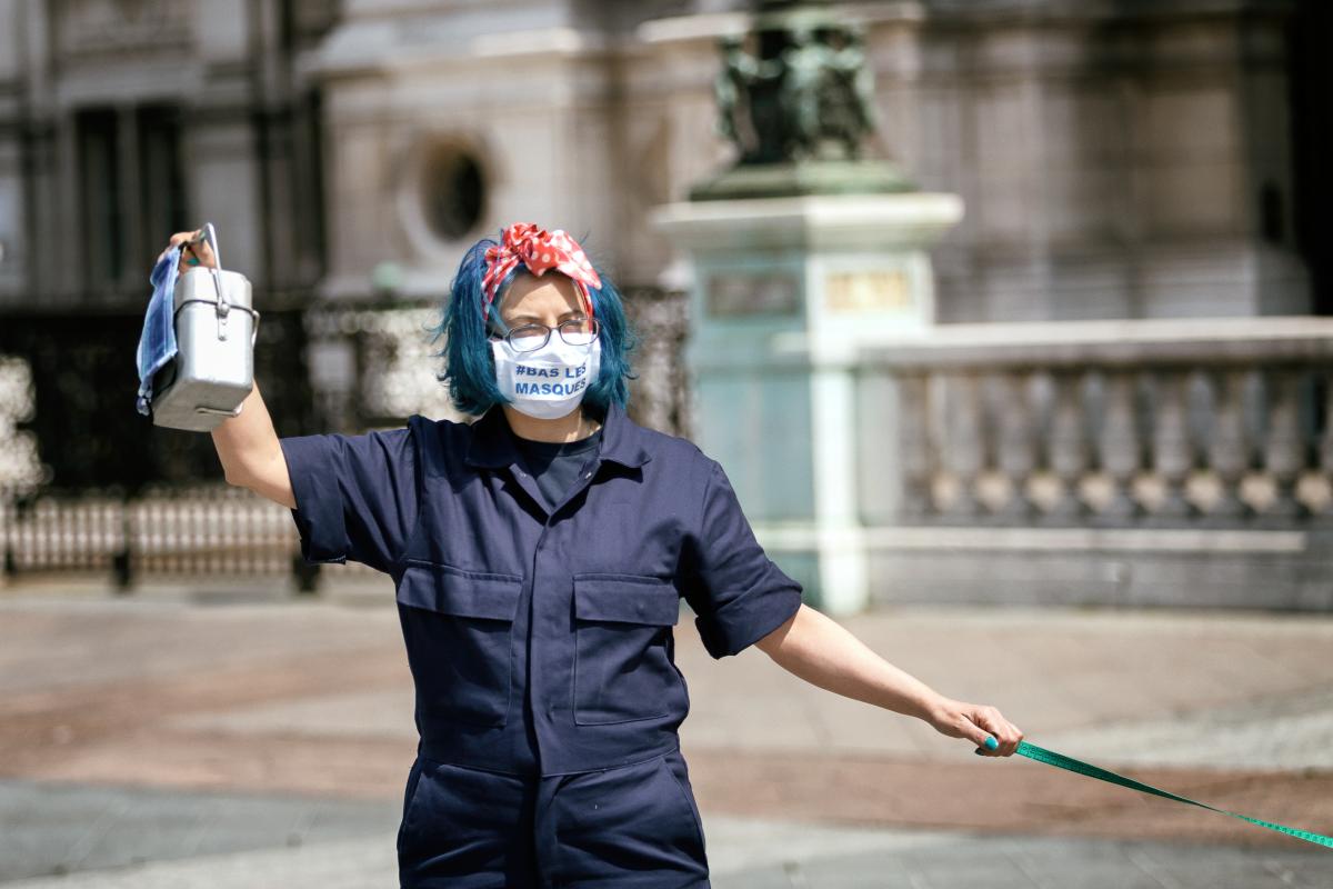 FRANCE - SOCIAL - HEALTH - CORONAVIRUS - SEAMSTRESSES AGAINST FREE WORK
