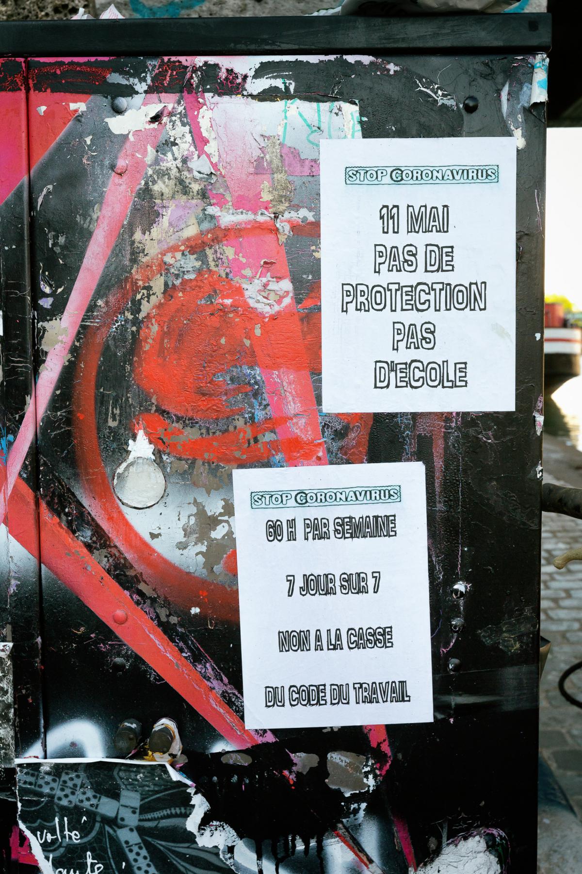 FRANCE - SOCIAL - HEALTH - CORONAVIRUS - FIRST WEEKEND OF LOCKDOWN EXIT IN PARIS