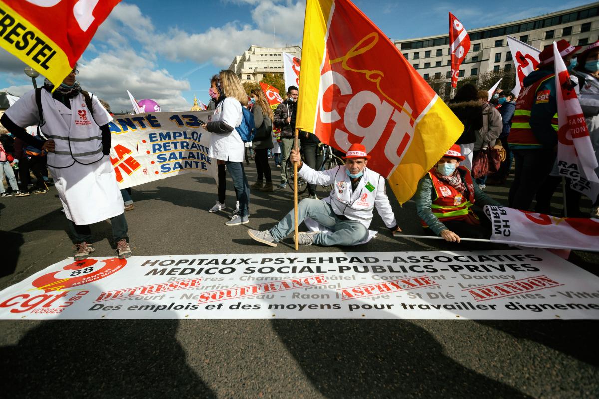 FRANCE - SOCIAL - HEALTH WORKERS DEMONSTRATION