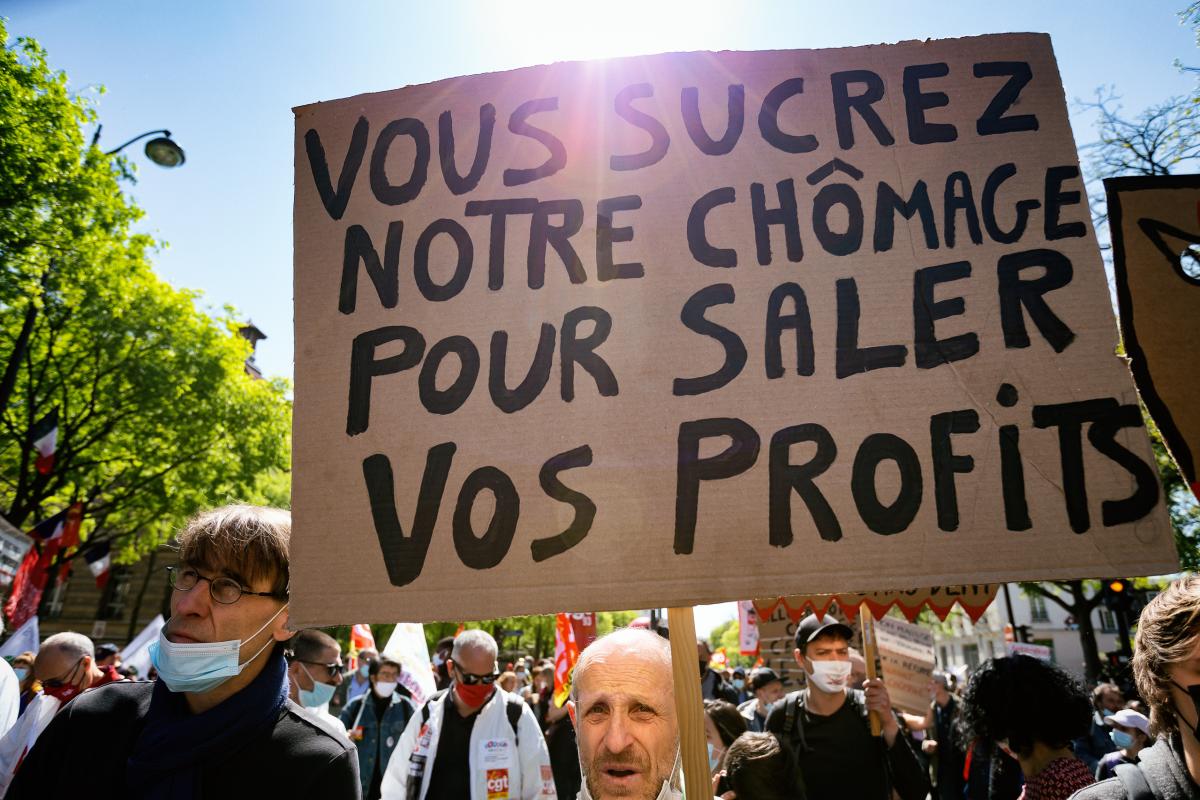 FRANCE - SOCIAL - CULTURE - DEMONSTRATION AGAINST THE REFORM OF UNEMPLOYEMENT INSURANCE