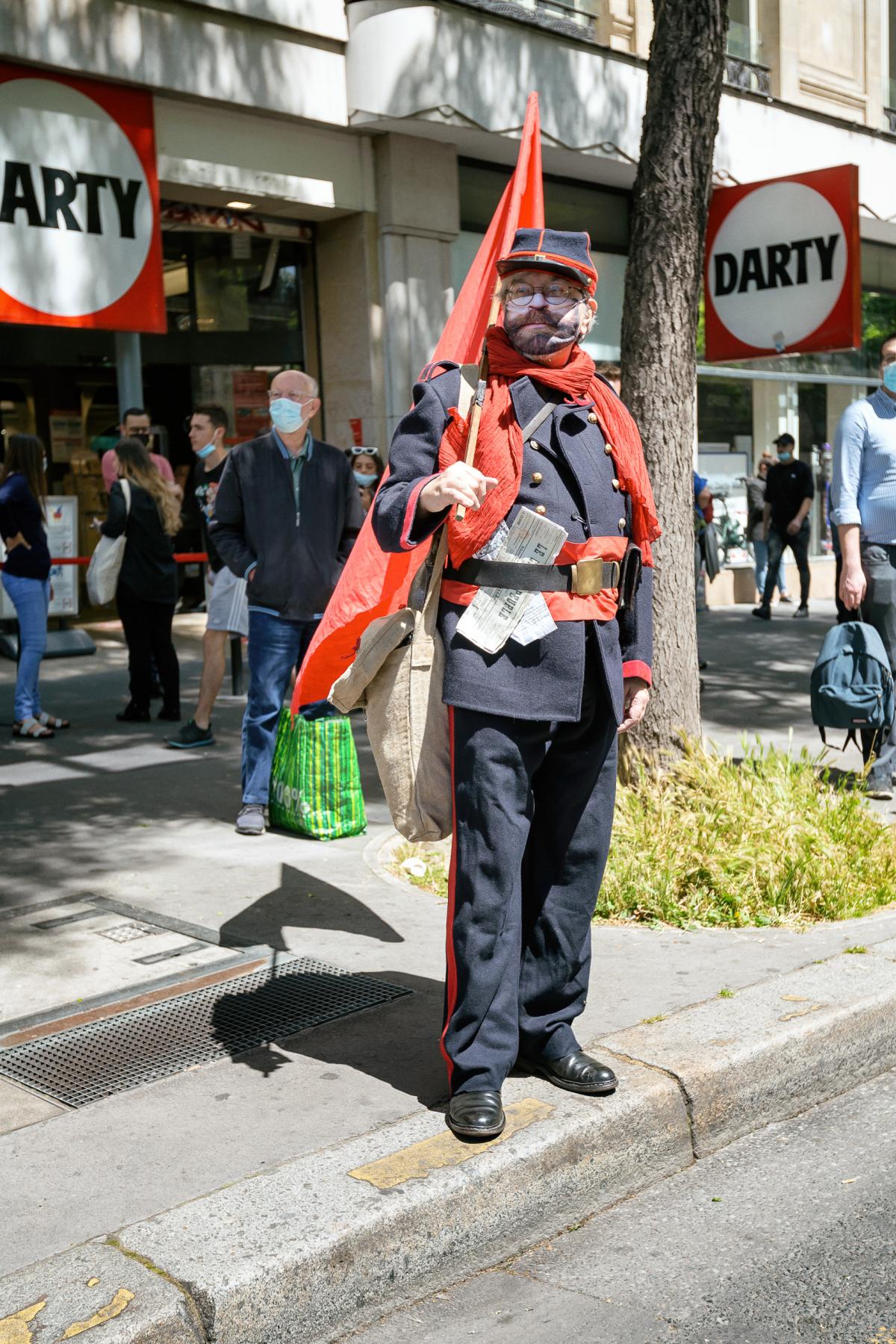 FRANCE - SOCIAL - DEMONSTRATION FOR THE 150TH ANNIVERSARY OF THE BLOODY WEEK OF THE PARIS COMMUNE