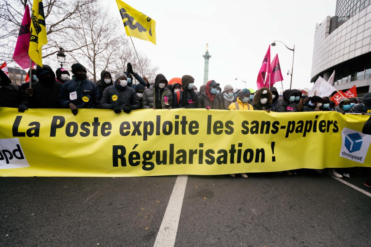 FRANCE - SOCIAL - LABOUR - INTER-UNION DEMONSTRATION FOR WAGES AND EMPLOYMENT