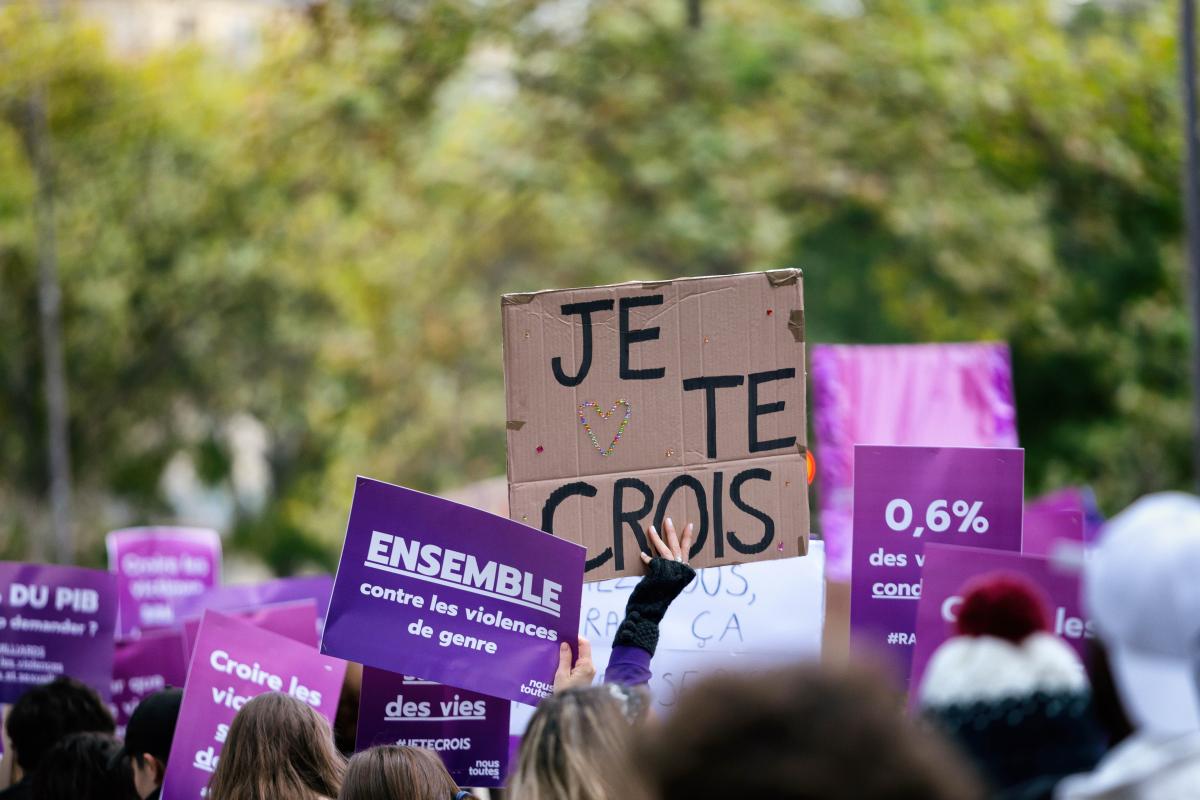 FRANCE - SOCIAL - DEMONSTRATION AGAINST SEXUAL AND SEXIST VIOLENCE