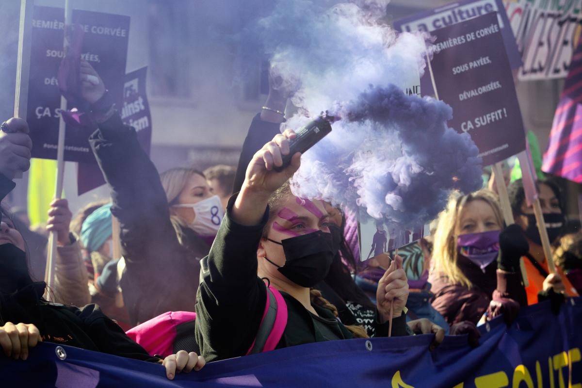 FRANCE - SOCIAL - DEMONSTRATION - FEMINIST STRIKE