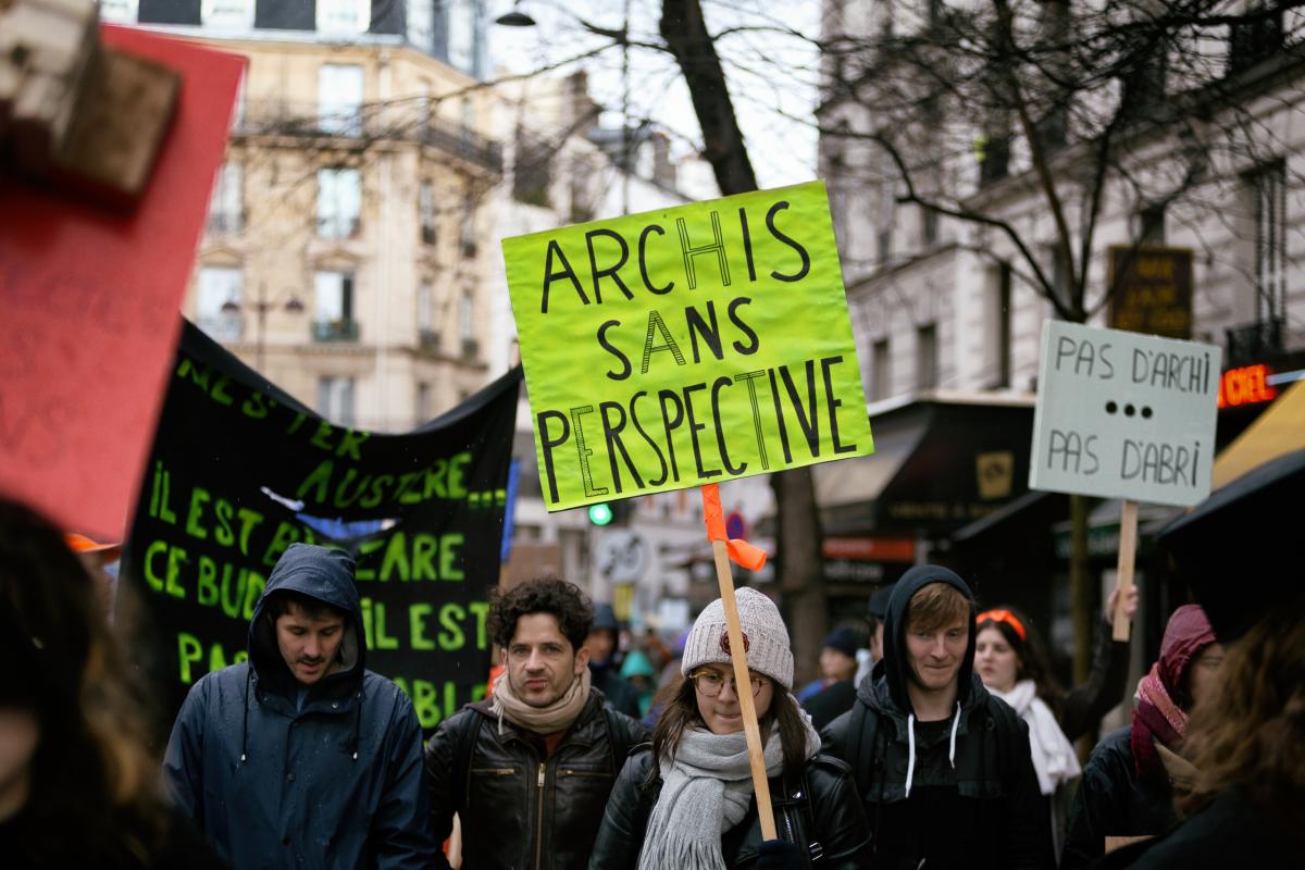 FRANCE - POLITICS - SOCIAL - DEMO - UNIVERSITY'S DEMONSTATION AGAINST PENSION REFORM AND LPPRS LAW