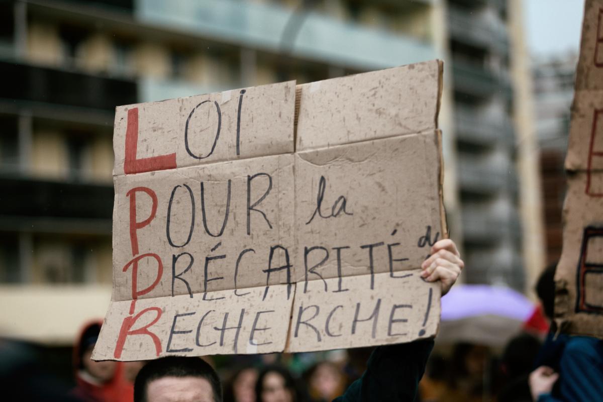 FRANCE - POLITICS - SOCIAL - DEMO - UNIVERSITY'S DEMONSTATION AGAINST PENSION REFORM AND LPPRS LAW