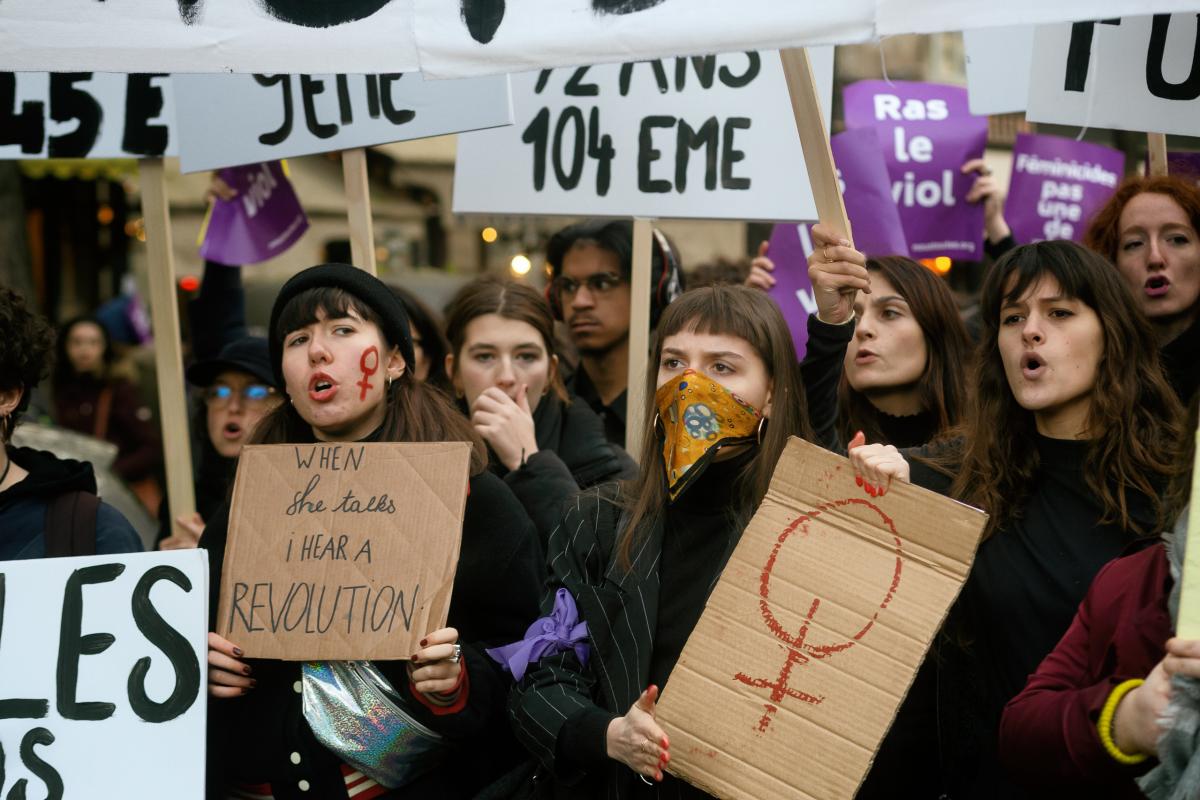 FRANCE - POLITICS - SOCIAL - DEMO - MANIFESTATION CONTRE LES VIOLENCES FAITES AUX FEMMES
