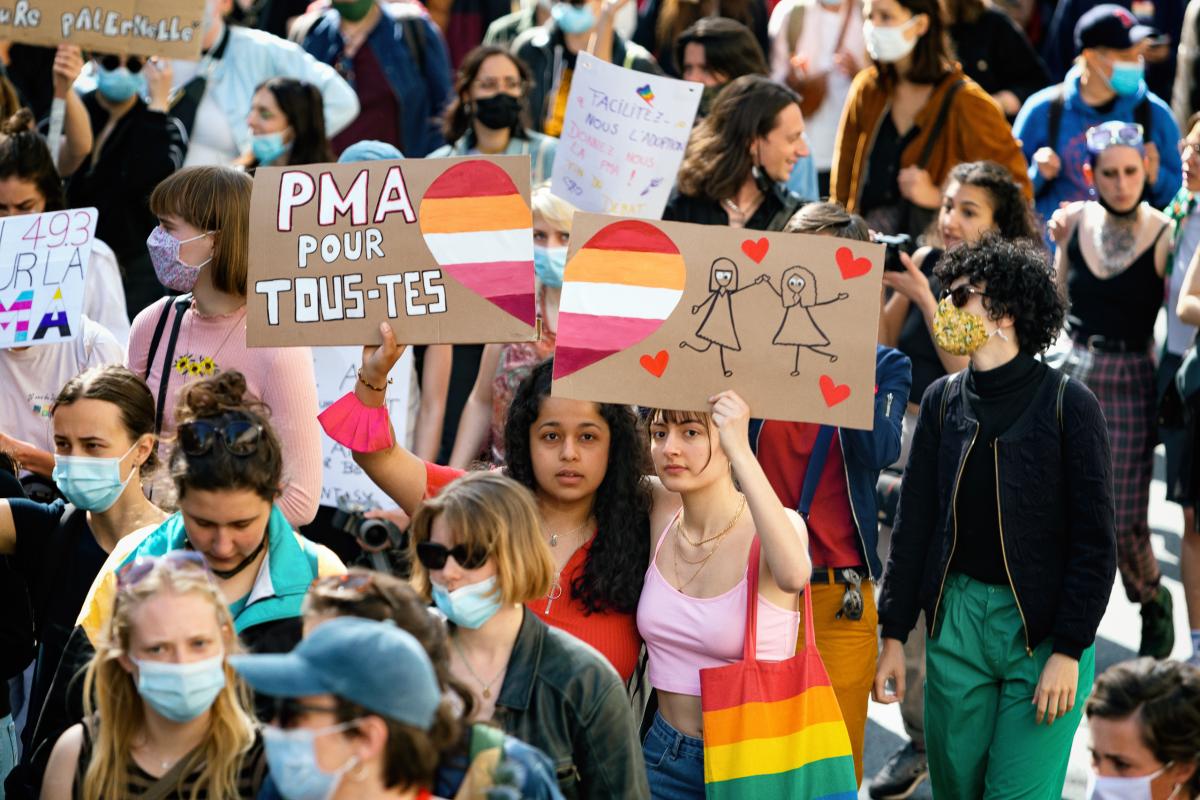 FRANCE - SOCIAL - DEMONSTRATION - LESBIAN MARCH FOR ART FOR ALL