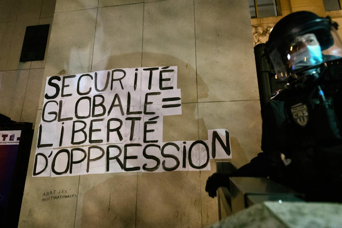 FRANCE - SOCIAL - DEMONSTRATION - RALLY AGAINST GLOBAL SECURITY LAW