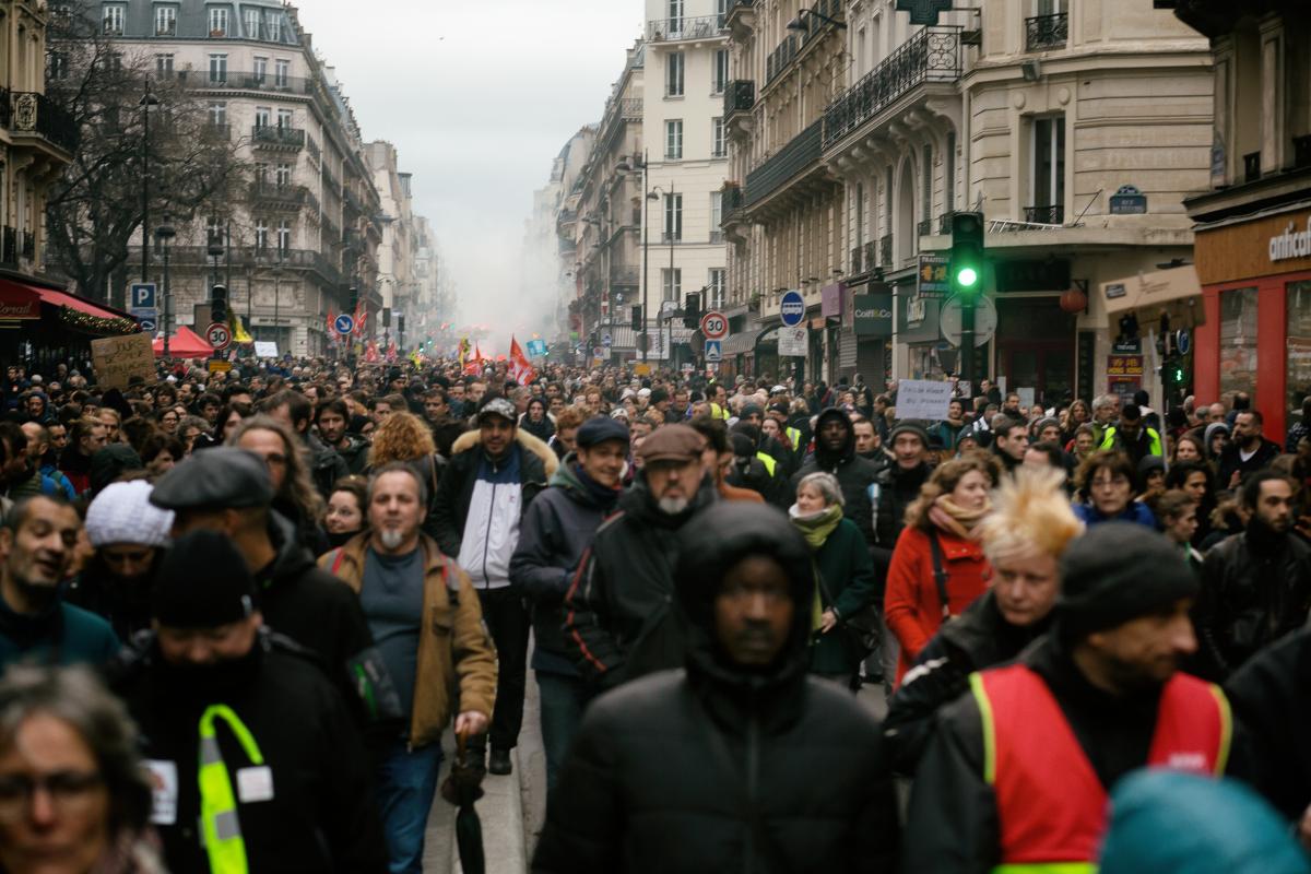 FRANCE - POLITICS - SOCIAL - DEMO - 4TH NATIONAL STRIKE AGAINST PENSION REFORM