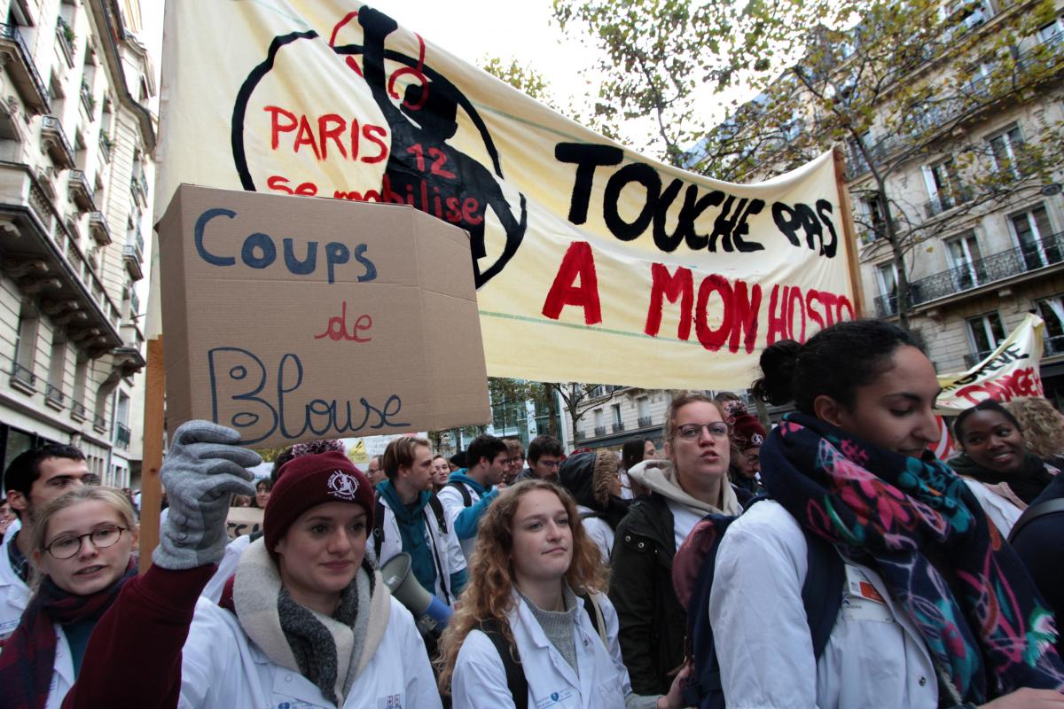 Coups de blouse Touche pas à mon hosto