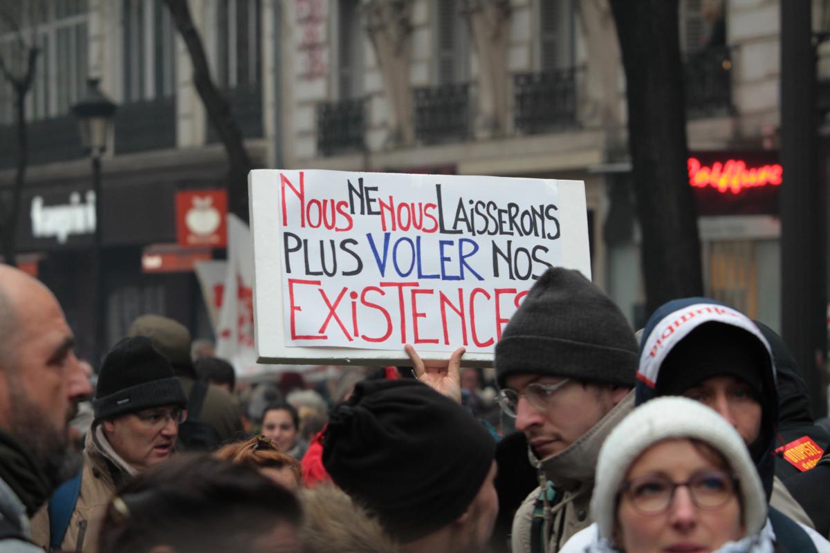 Nous ne nous laisserons plus voler nos existences