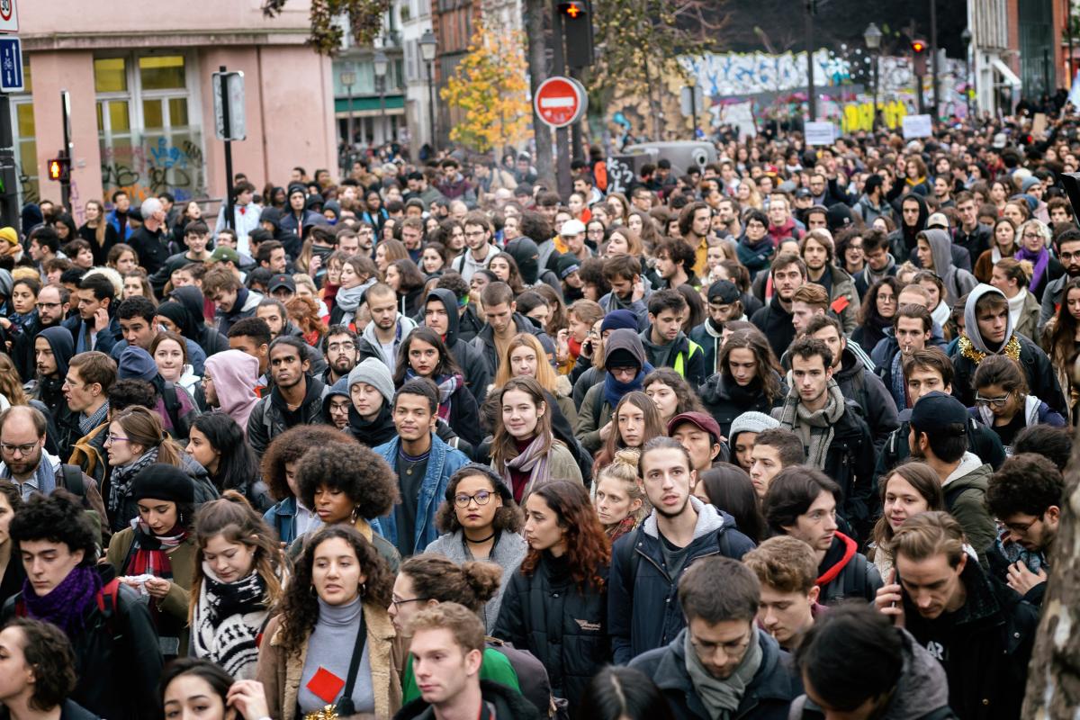 Départ en manifestation