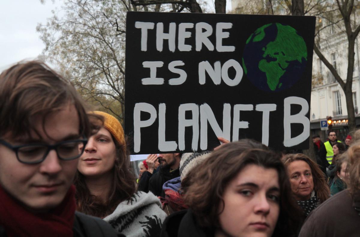 Pancarte There is no planet B