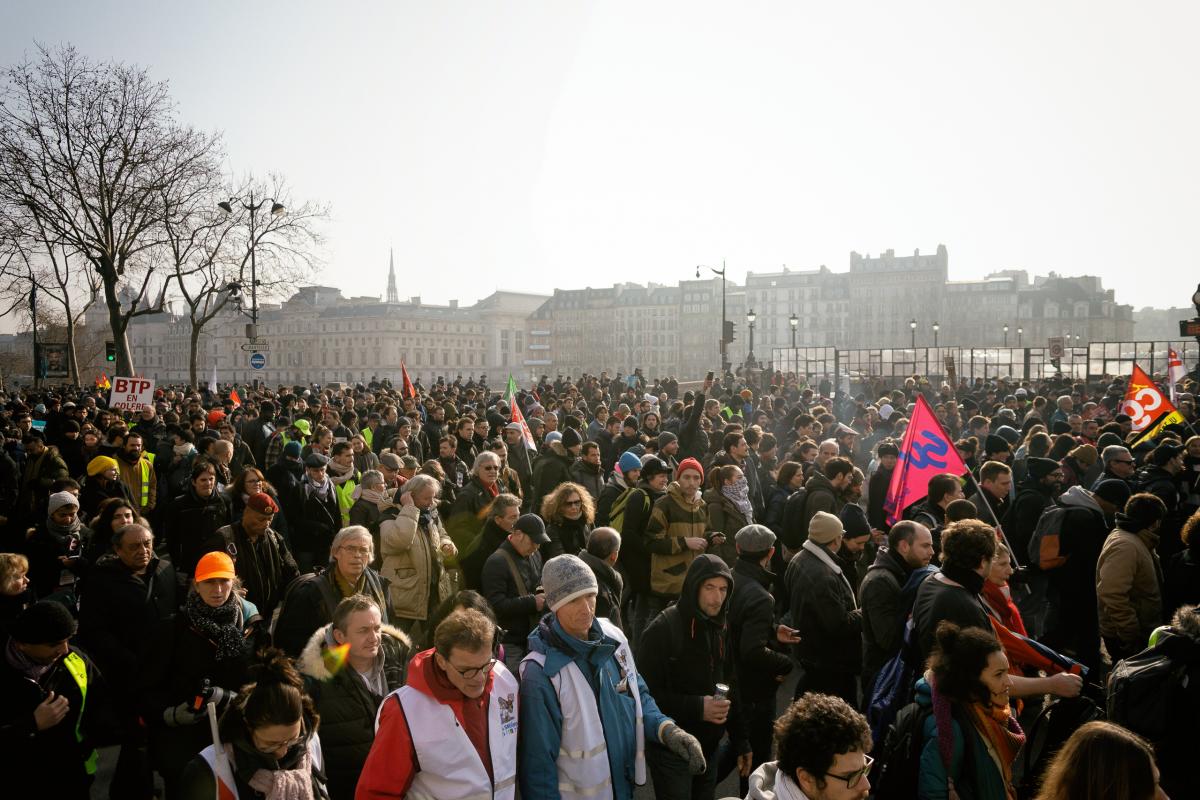 FRANCE - POLITICS - SOCIAL - DEMO - 7TH NATIONAL STRIKE AGAINST PENSION REFORM