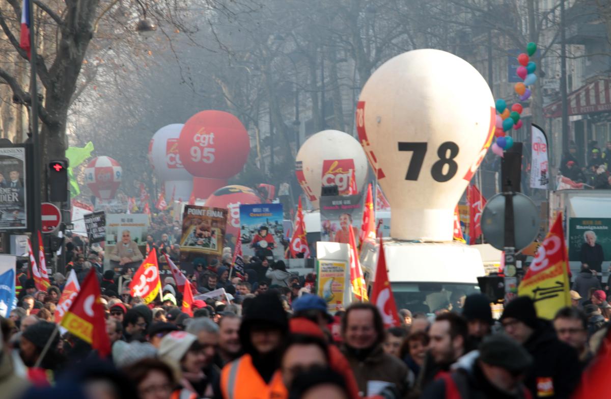 Cortège syndical CGT
