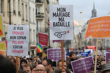 pancartes Mon mariage ma bataille