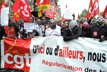 Sans-Papiers Cgt manifestation du 1er Mai 2015