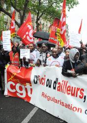 Sans-Papiers Cgt manifestation du 1er Mai 2015