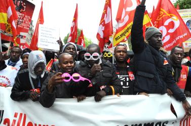Sans-Papiers manifestation du 1er Mai 2015