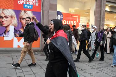 Contre le siège et le bombardement de Gaza, pour le droit de manifester