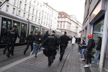 Contre le siège et le bombardement de Gaza, pour le droit de manifester