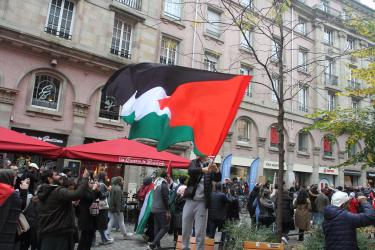 Manifestation pour un cessez-le-feu immédiat à Gaza et une halte au massacre