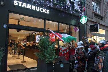 Manifestation pour demander un cessez-le-feu immédiat à Gaza