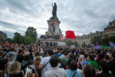 FRANCE - SOCIAL - RALLY AFTER LEFT S VICTORY ON SECOND ROUND PARLIAMENT ELECTIONS