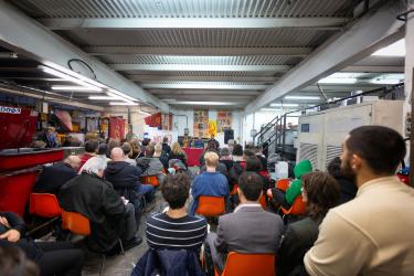 FRANCE - POLITICS - FRANCE - NOS VIES LEURS PROFITS DEBATE ABOUR POPULAR FRONT