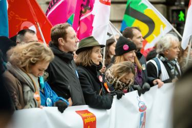 FRANCE - SOCIAL - DEMONSTRATION BY PUBLIC SERVICE WORKERS