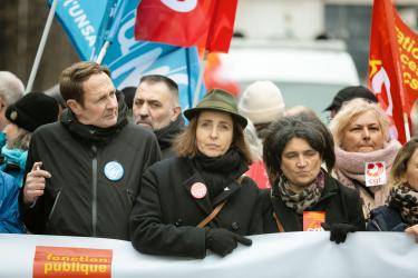 FRANCE - SOCIAL - DEMONSTRATION BY PUBLIC SERVICE WORKERS