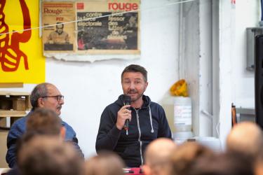 FRANCE - POLITICS - FRANCE - NOS VIES LEURS PROFITS DEBATE ABOUR POPULAR FRONT