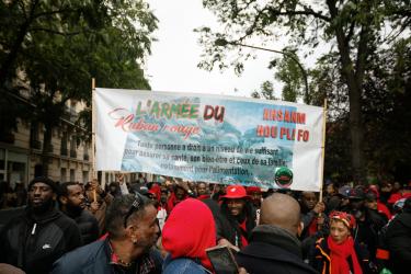 FRANCE - SOCIAL - DEMONSTRATION AGAINST THE HIGH COST OF LIVING OVERSEAS