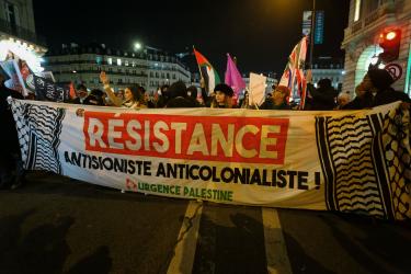 FRANCE - SOCIAL - DEMONSTRATION AGAINST THE GALA "ISRAEL IS FOREVER"