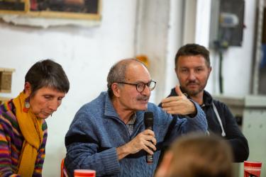 FRANCE - POLITICS - FRANCE - NOS VIES LEURS PROFITS DEBATE ABOUR POPULAR FRONT