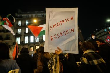 FRANCE - SOCIAL - DEMONSTRATION AGAINST THE GALA "ISRAEL IS FOREVER"