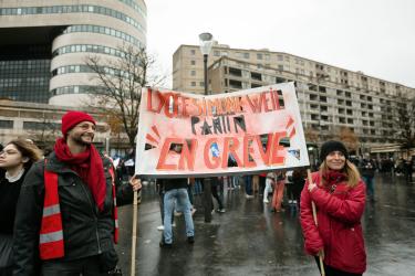 FRANCE - SOCIAL - DEMONSTRATION BY PUBLIC SERVICE WORKERS