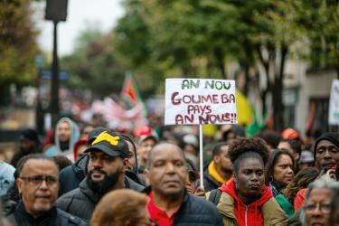 FRANCE - SOCIAL - DEMONSTRATION AGAINST THE HIGH COST OF LIVING OVERSEAS