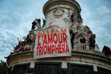 FRANCE - SOCIAL - RALLY AFTER LEFT S VICTORY ON SECOND ROUND PARLIAMENT ELECTIONS
