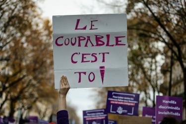 FRANCE - SOCIAL - DEMONSTRATION AGAINST VIOLENCE TOWARDS WOMEN