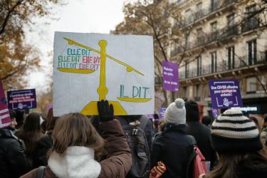 FRANCE - SOCIAL - DEMONSTRATION AGAINST VIOLENCE TOWARDS WOMEN